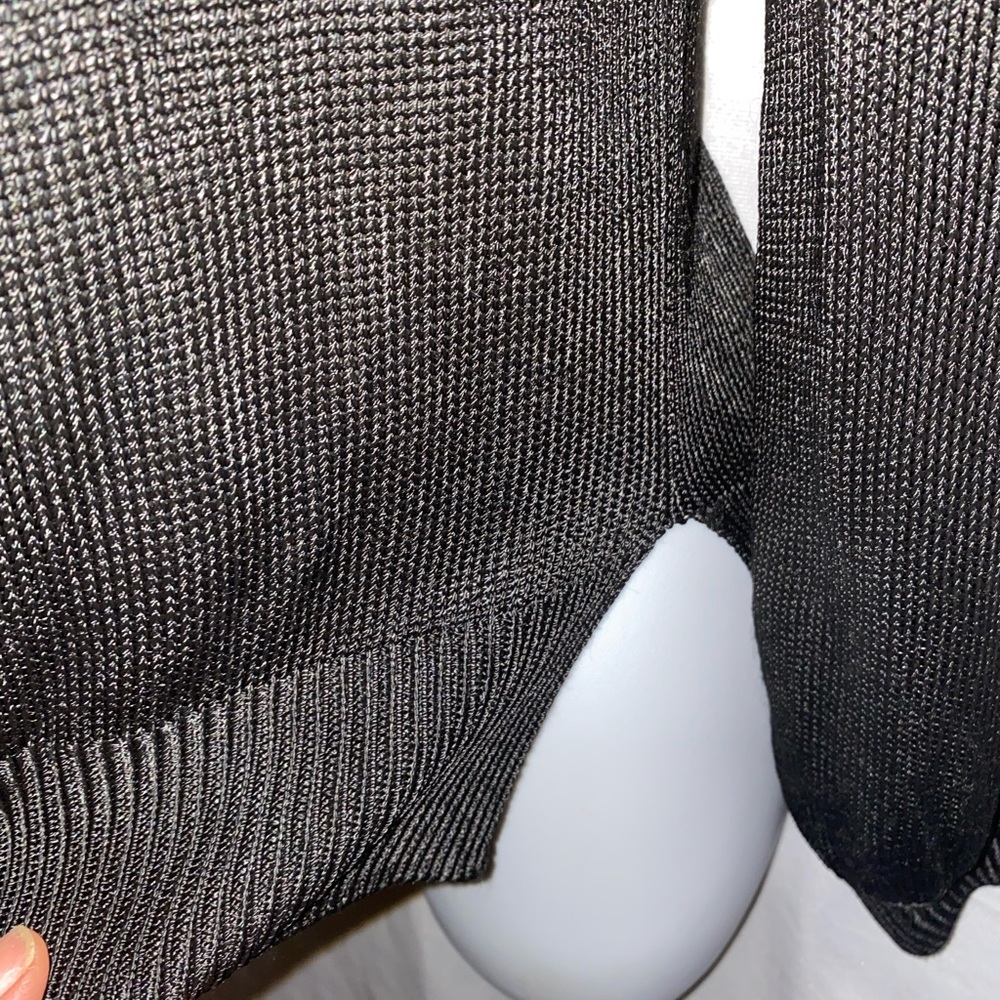 Michelle Mason black Sweater Top - Picture 6 of 9